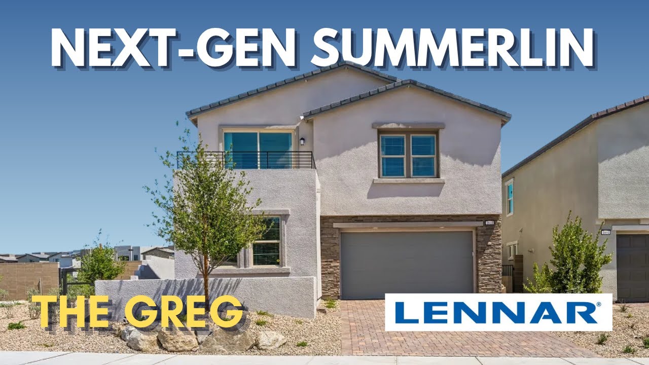 2 Homes in 1 SUMMERLIN Las Vegas! The Greg Next Gen by Lennar at Mockingbird