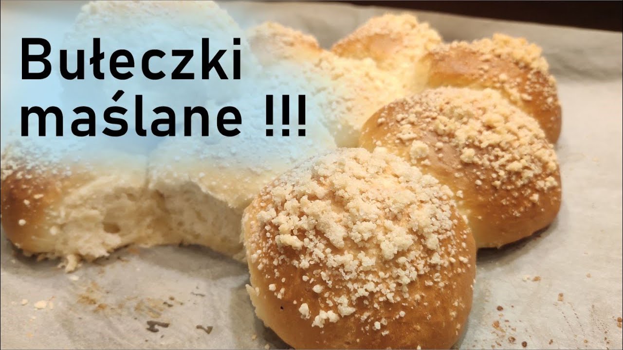 Bułeczki maślane z kruszonką (przepis ze starego zeszytu) 😋🧈