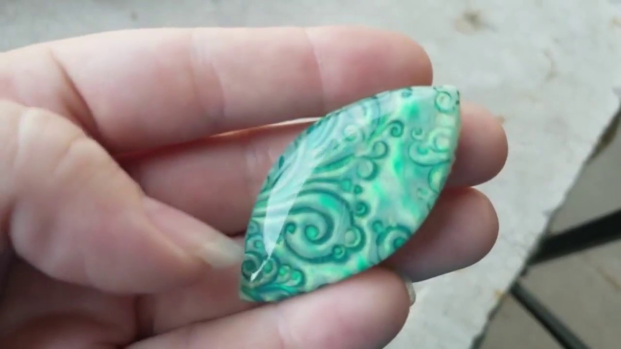 Doming Resin on Polyclay Cabs