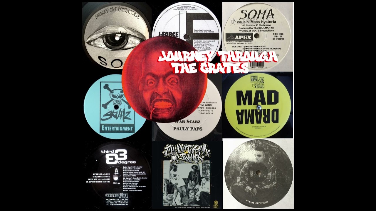 Hardcore 90s Indie Hip Hop Vinyl MegaMix (CLEAN) - Journey Through The Crates