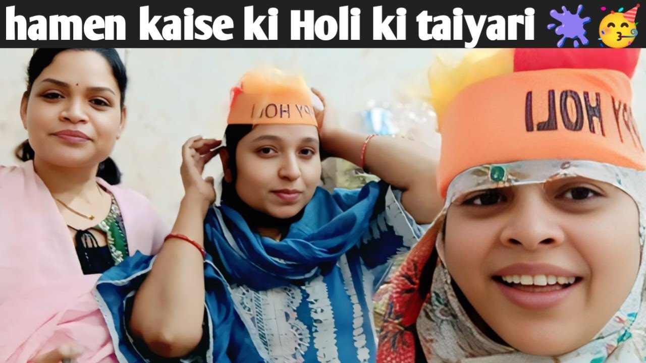 Ham logon Ne kaise ki Holi ki taiyari 🫟🥳✨🌈🫶🎊