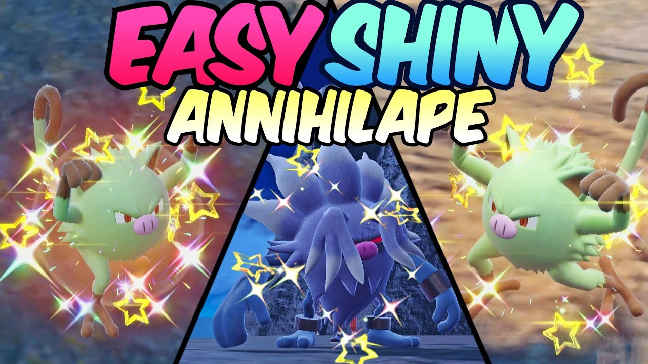 Get EASY Shiny Annihilape NOW in Pokemon Scarlet Violet