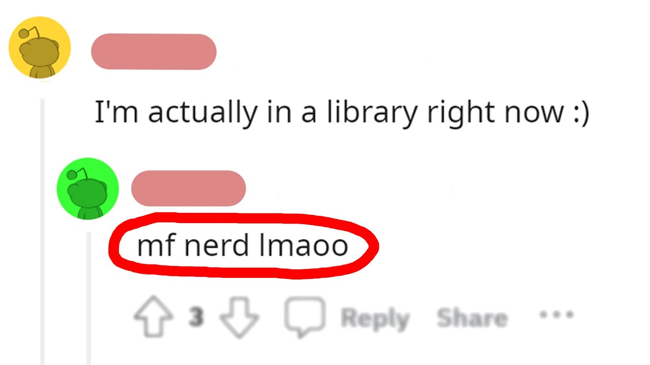 r/Murderedbywords | yo check out the nerd!
