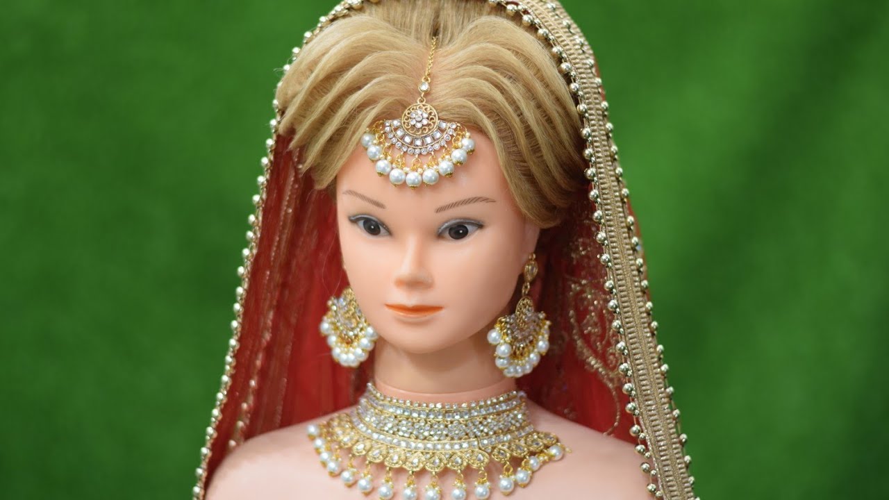latest front hairstyle for bridal || Front hairstyle for wedding || indian bridal bun hairstyle