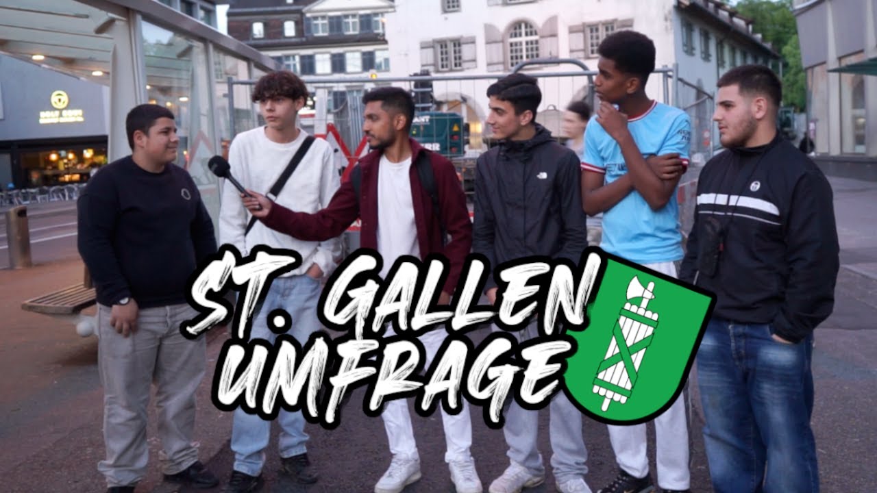 ST. GALLEN hat 7000 EINWOHNER😂 | St. Gallen Umfrage🇨🇭
