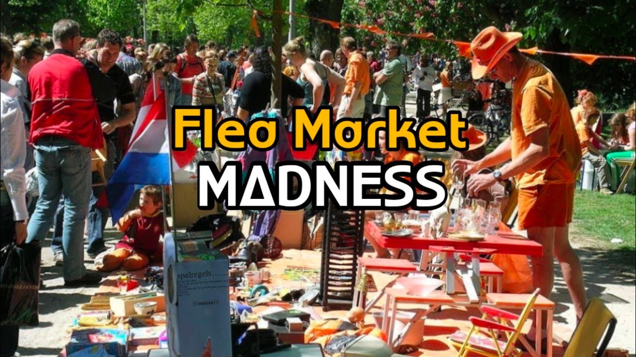 Hunting RETRO stuff at Europe's BIGGEST Flea Market