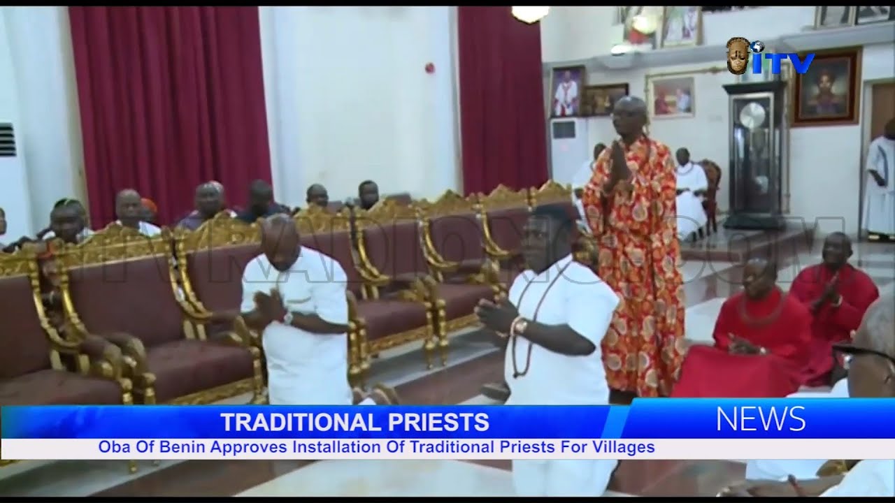 Oba Of Benin Approves Installation Of Traditional Priests For Villages