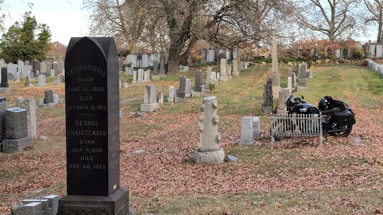 A quiet place in Evergreen cemetery, Brooklyn NY
