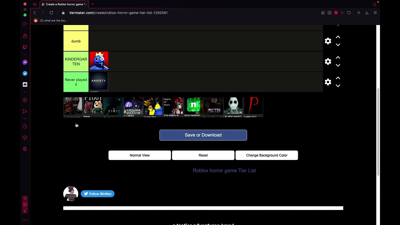roblox horror game tierlist