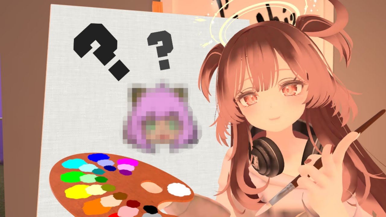 ASMR Drawing Anime Characters | Relaxing Sounds [VRChat]