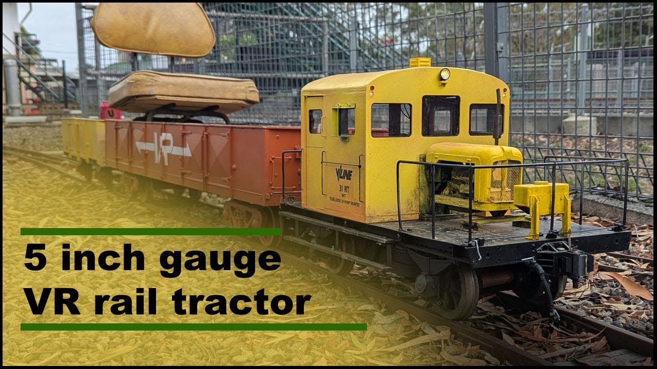 VR rail tractor goes to SLSV - a 3D printed train you can ride on