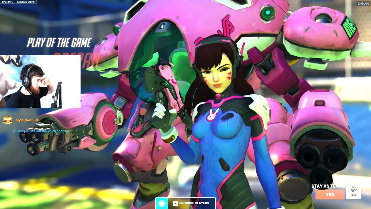 DAFRAN TOP 500 DVA - POTG! [ OVERWATCH 2 GAMEPLAY ]