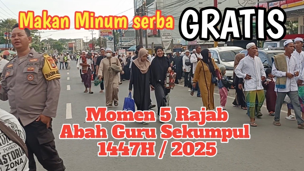 Gratis Sepanjang Jalan|Momen 5 Rajab Abah Guru Sekumpul #gurusekumpul #haulsekumpul #sekumpul