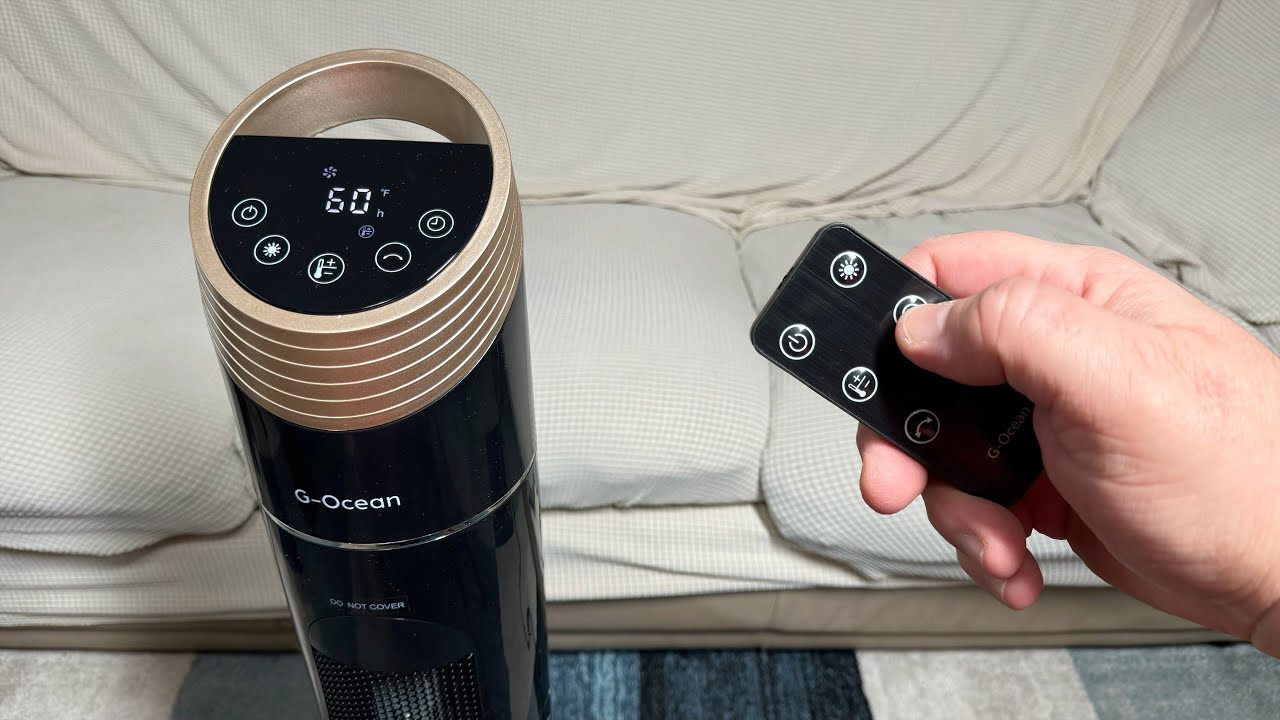Oscillating Tower Space Heater with Remote Controller Review - 1500 Watts Heating Tower