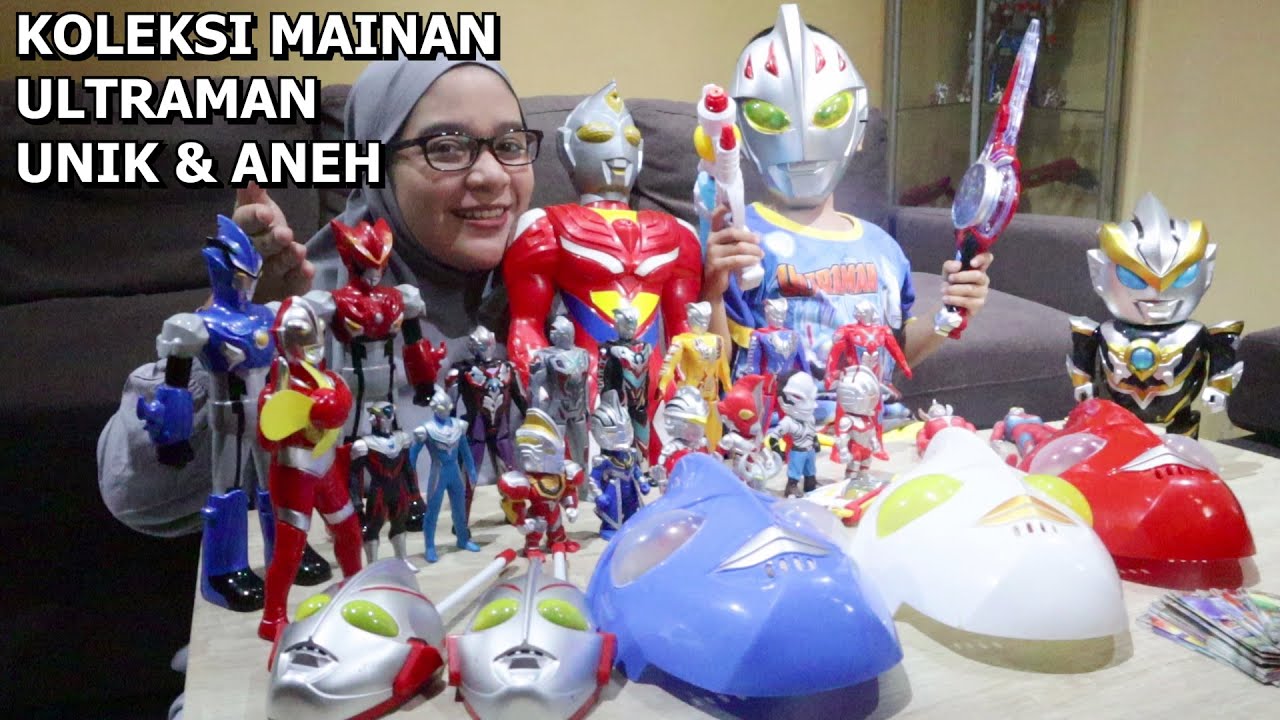 Bongkar Koleksi Mainan Ultraman Aneh & Unik Punya Azufi