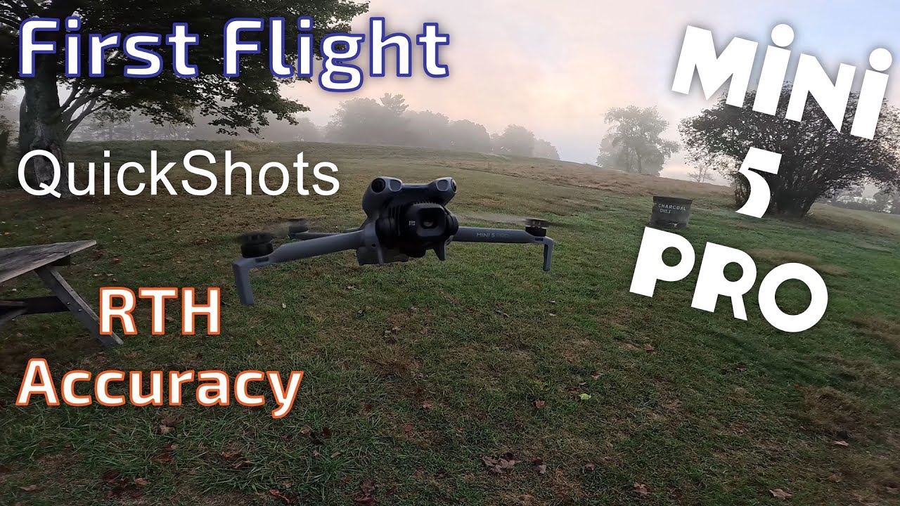 Первый полет DJI Mini 5 Pro
