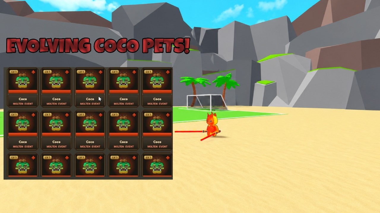 EVOLVING The Summer Coco Pets.. (Giant Simulator Reborn)