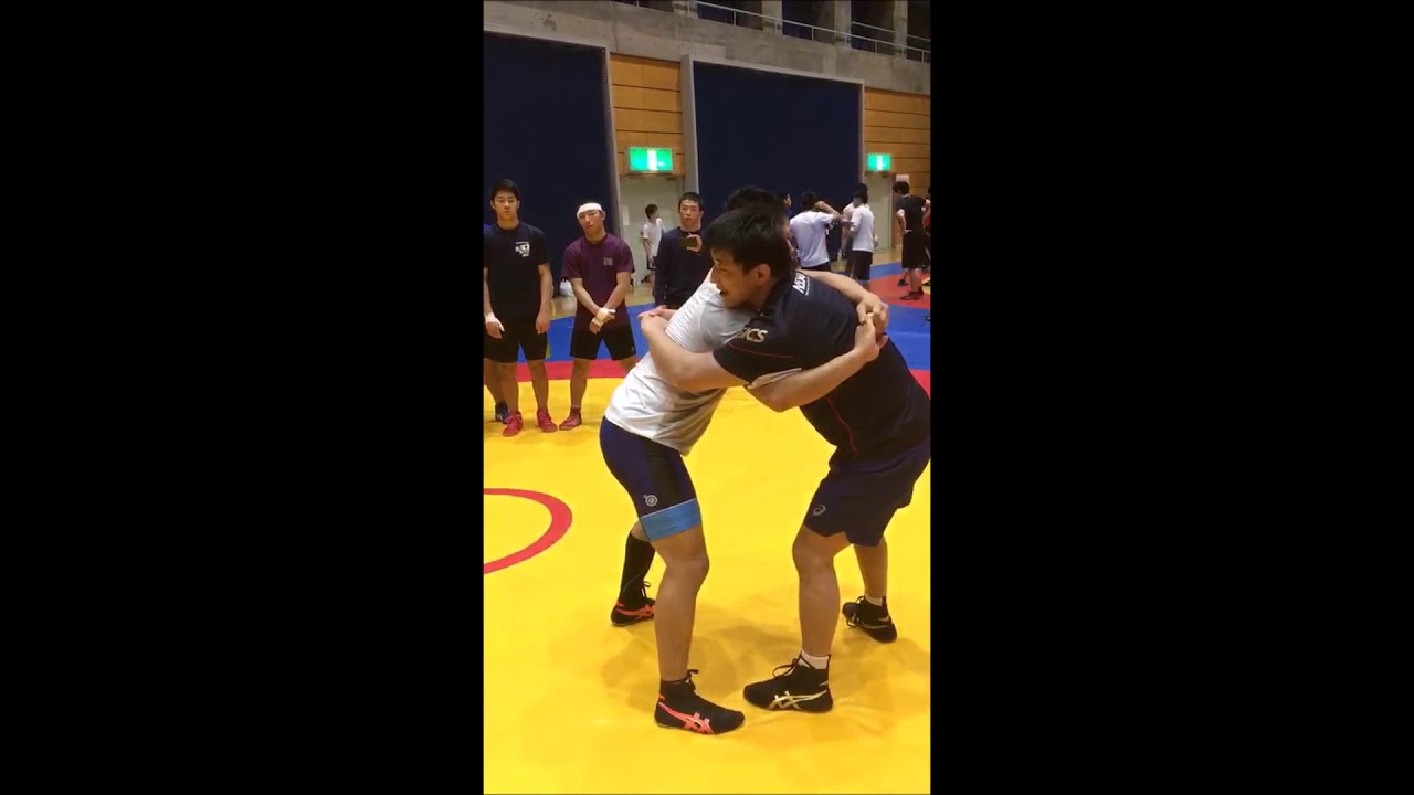 レスリング　松本選手の一流技