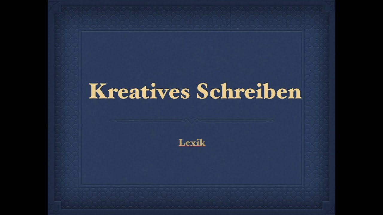 KREATIVES SCHREIBEN Олимпиада 