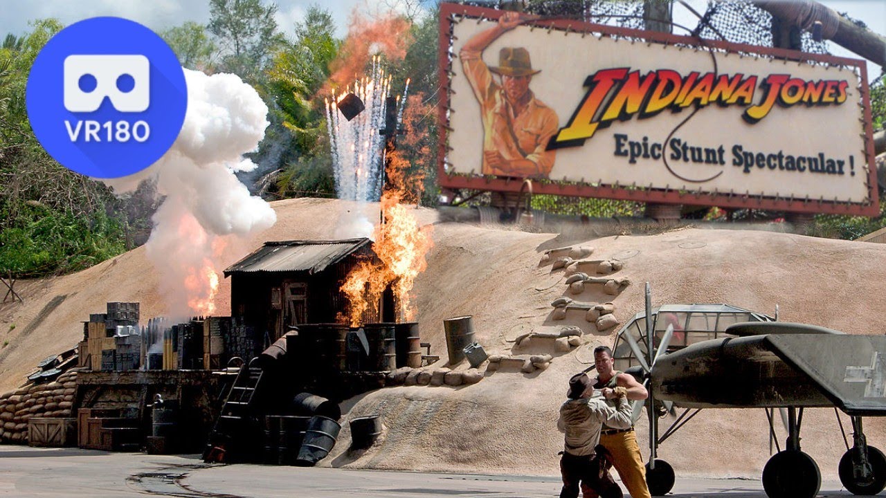 Indiana Jones Stunt Show Excerpts | VR180 3D VR