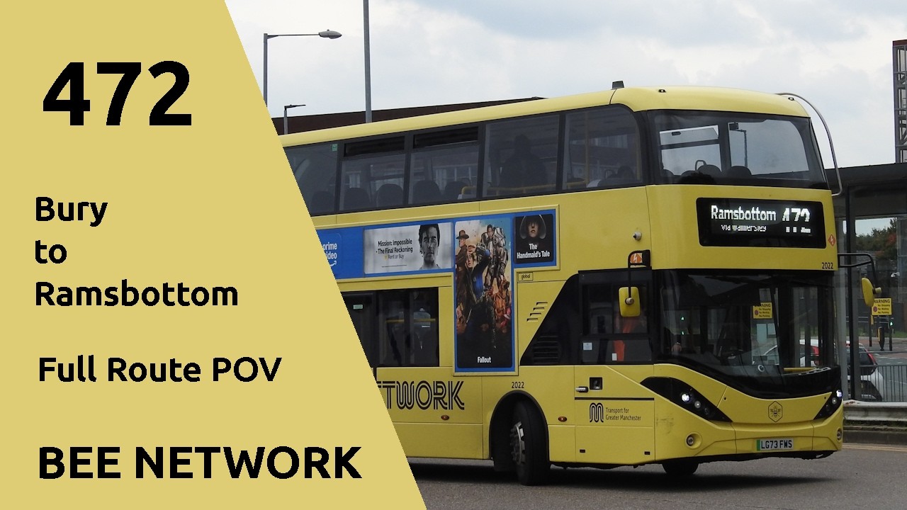 472 | Bury Interchange to Ramsbottom Circular | Route POV