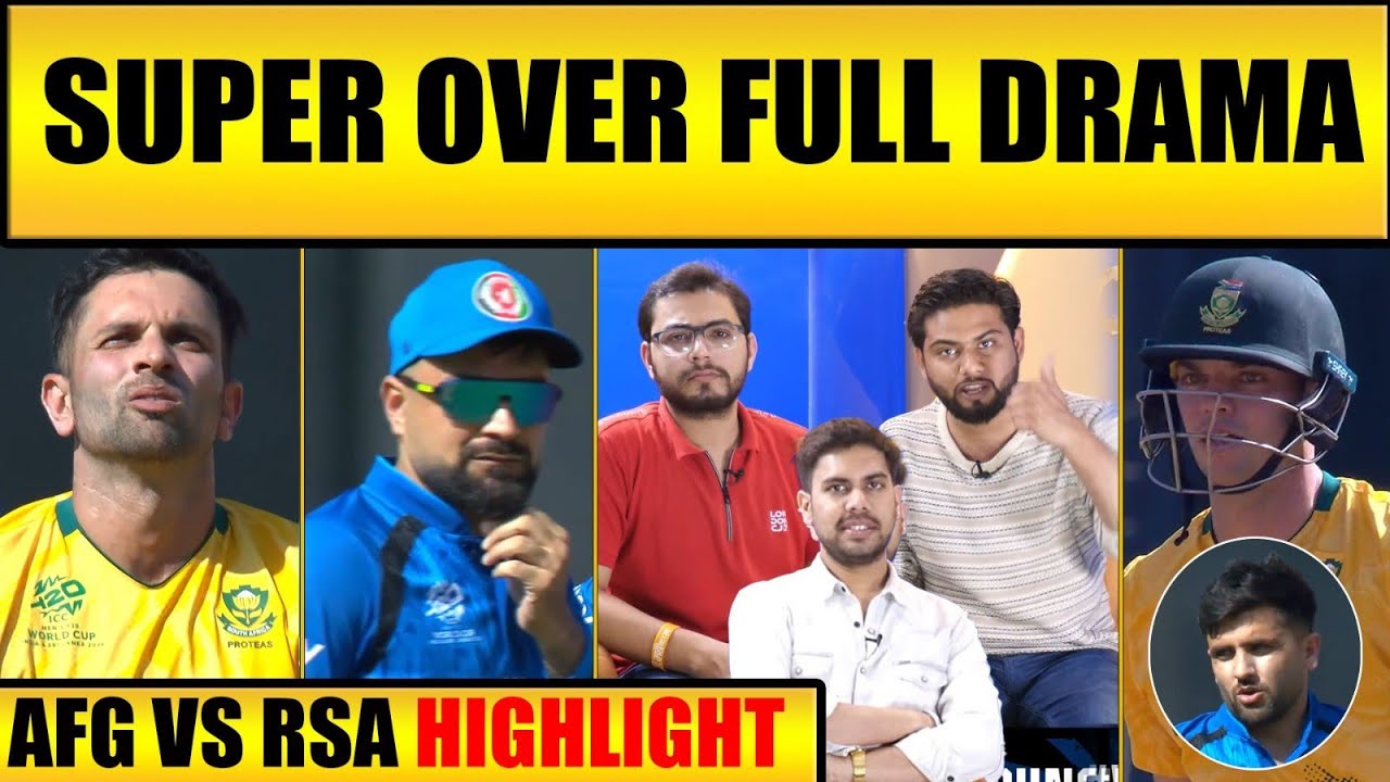 DOUBLE SUPER OVER FULL DRAMA, AFG VS RSA SUPER OVER FULL HIGHLIGHTS #t20worldcup2026 #highlights 