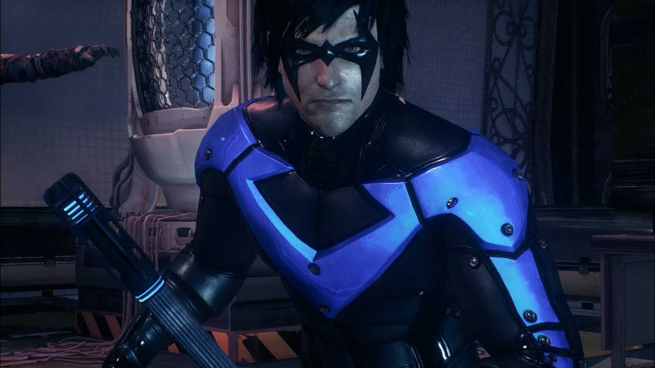 Batman Arkham Knight Arkham City Nightwing Suit Gameplay