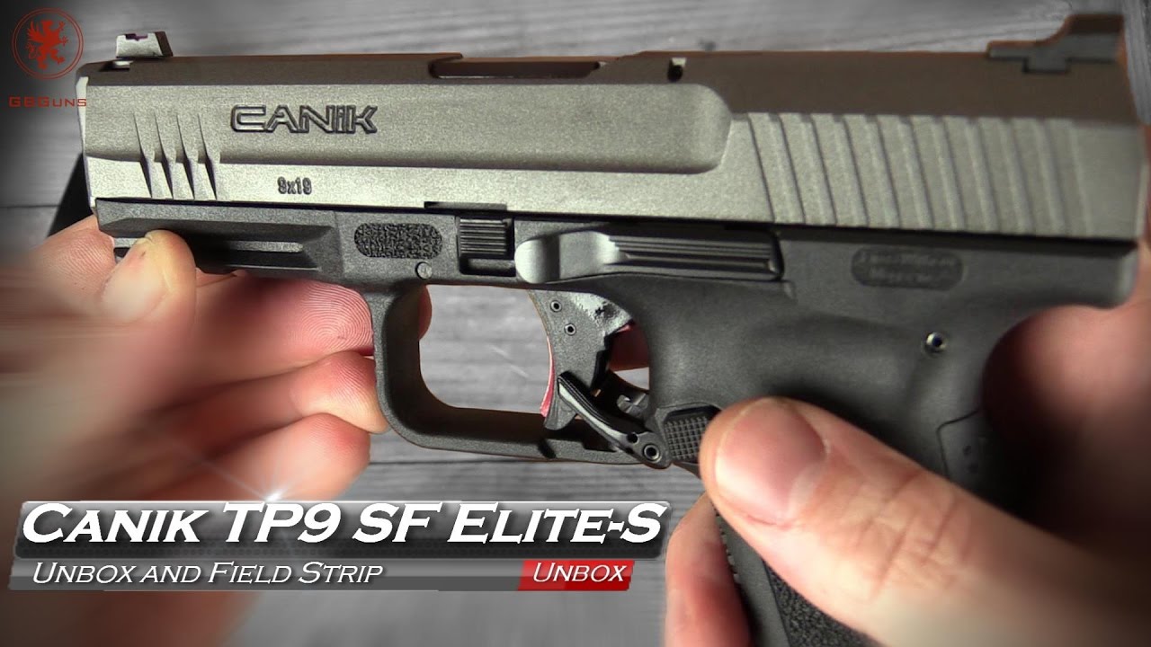 Распаковка и полевая сборка Canik TP9 SF Elite S