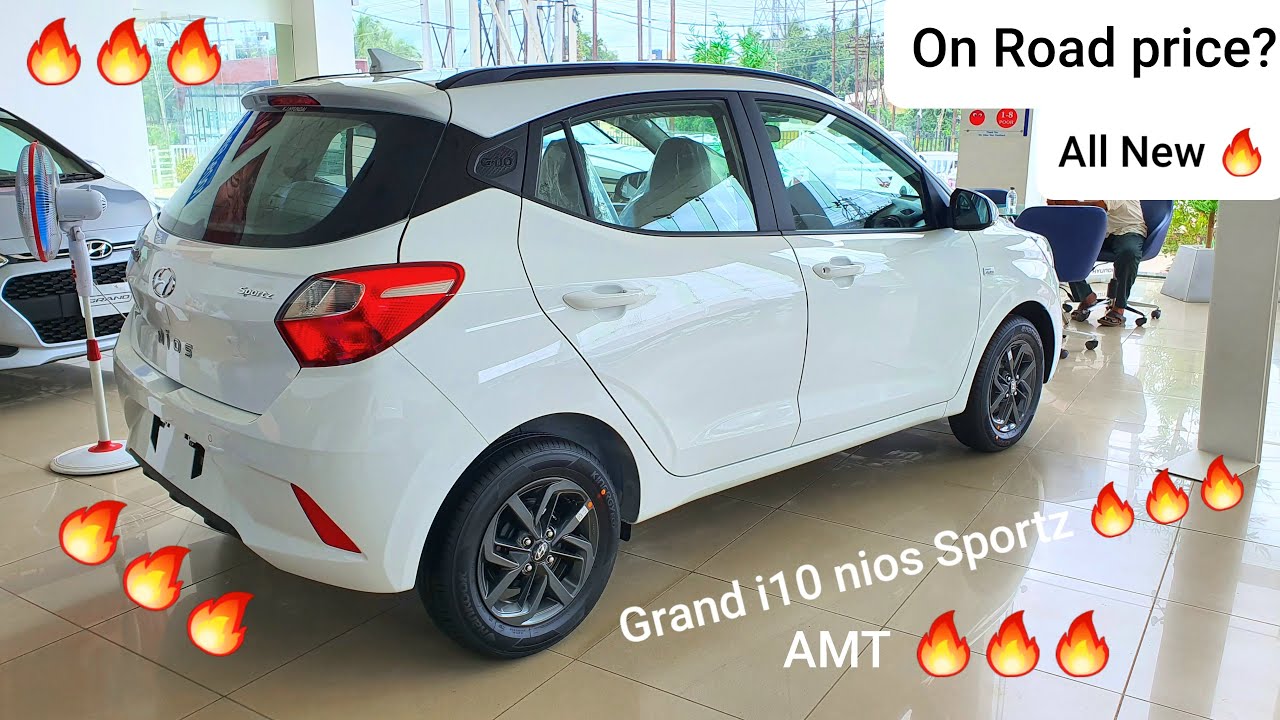 Hyundai grand i10 nios 2022 sportz amt full detailed review with the on road price