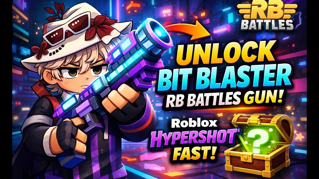 SECRET Way to Get the Bit Blaster in Roblox Hypershot!