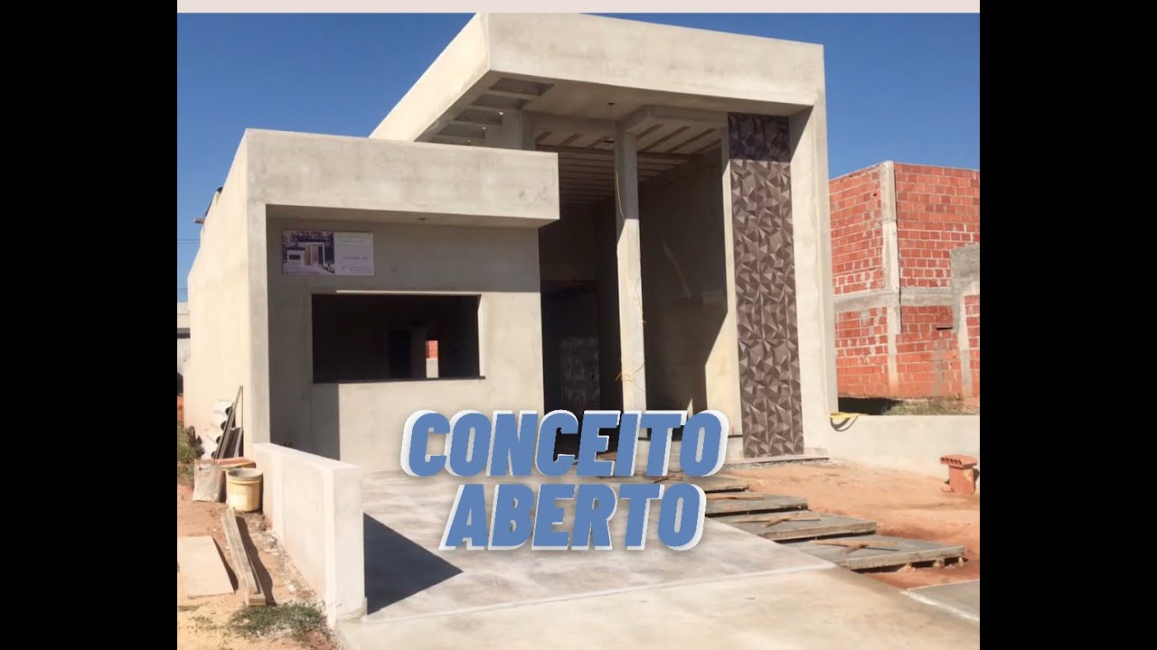 Casa TÉRREA 7x21,5 | MOSTREI TUDO | ela é toda INTEGRADA com CONCEITO ABERTO e PÉ DIREITO ALTO