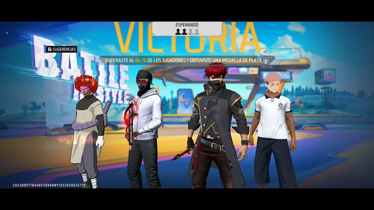 Jugando free fire (nos tocó una buena escuadra )