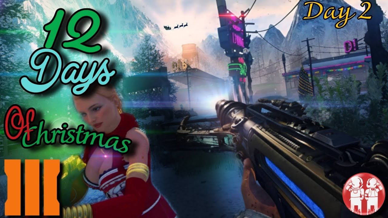 BO3 Zombies – 12 Days of Christmas (Day 2) – EVIL CHRISTMAS - SANTA ATTACKS!!!