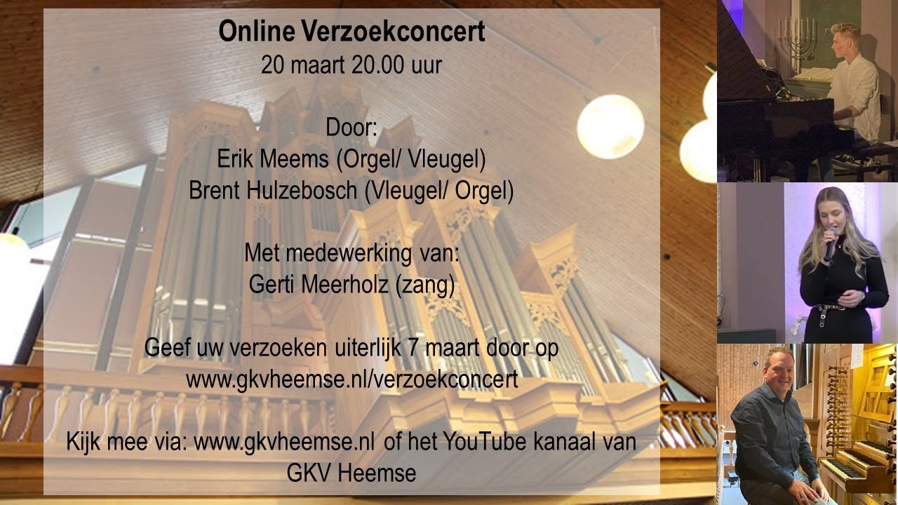 GKV Heemse | Verzoekconcert | 20 maart 2021 20:00 uur