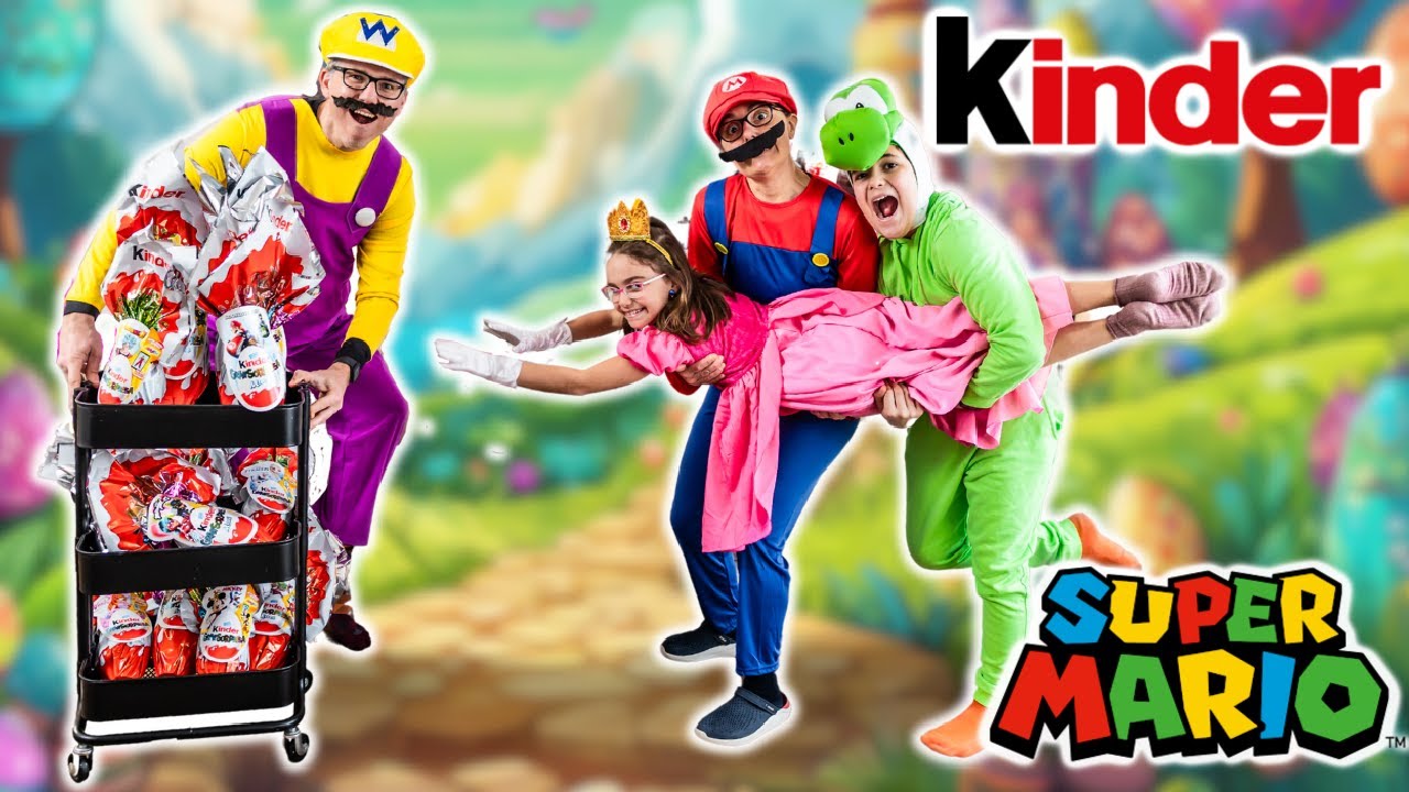 CACCIA ALLE UOVA KINDER Pasqua 2024 Con Super Mario