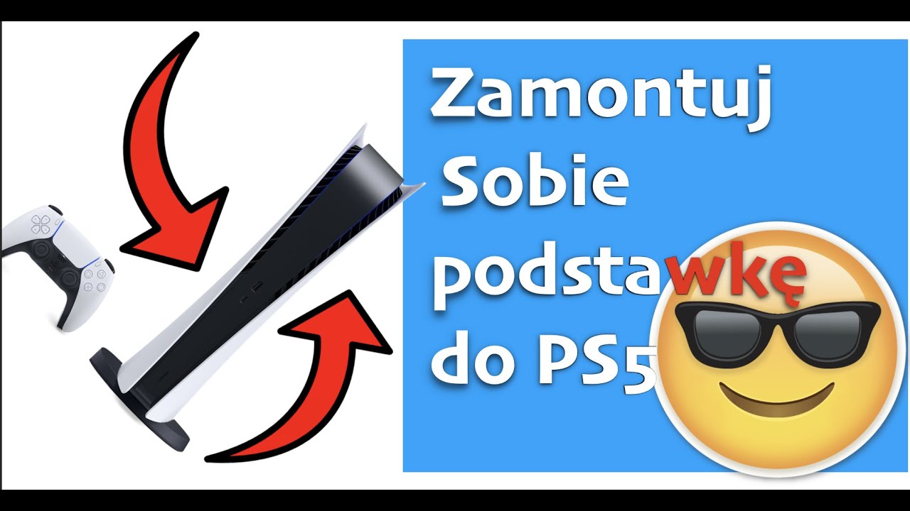 Ps5 jak zamontować podstawkę ! ustawienie Playstation 5 poziomo i pionowo!