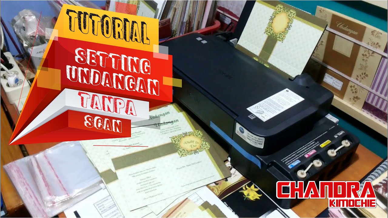 Tutorial Setting Undangan Tanpa Scan | CorelDraw