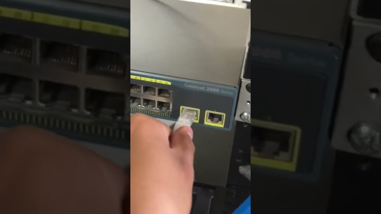 Conectando puertos #routers #cisco #redesdecomputadores