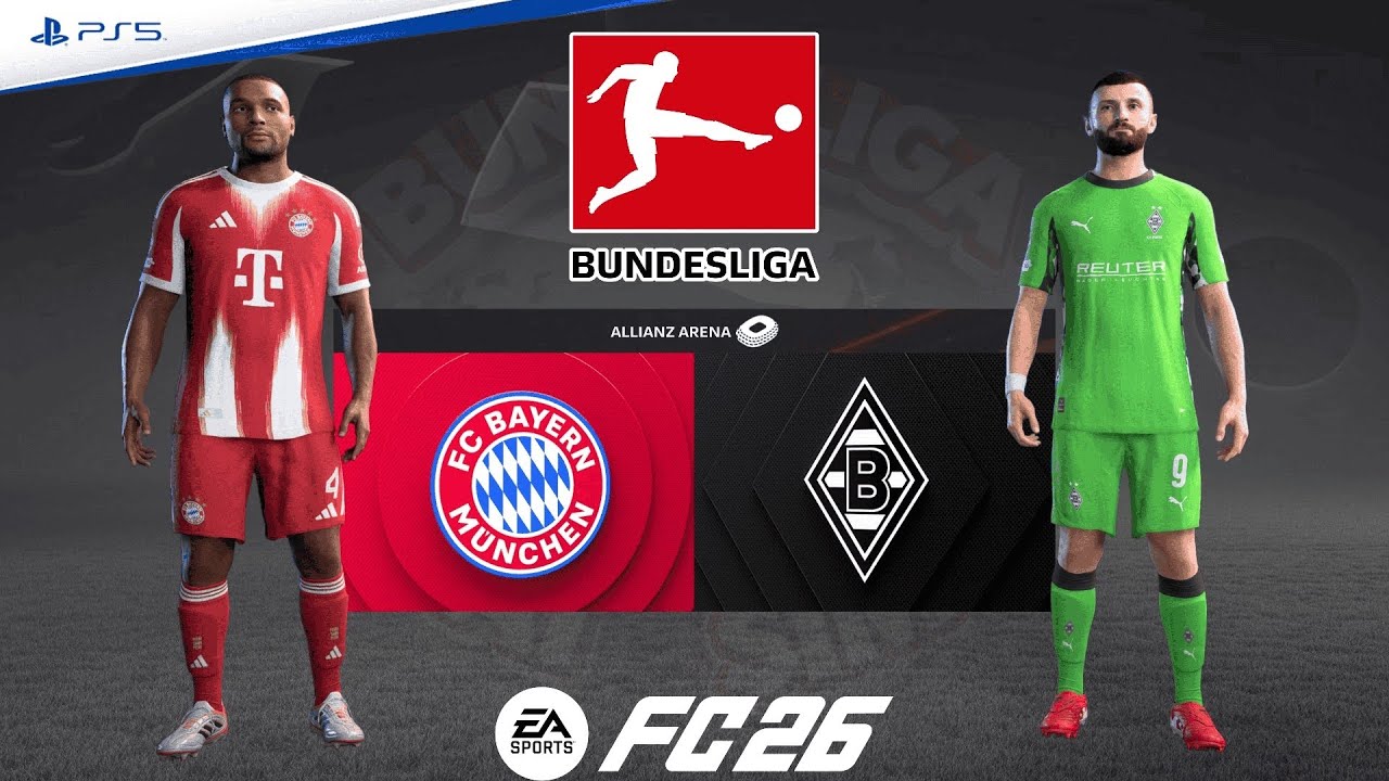 Bayern Munich v Mönchengladbach | Bundesliga 25/26 Matchday 25 | Match Simulation | FC26 – PS5™ [4K]