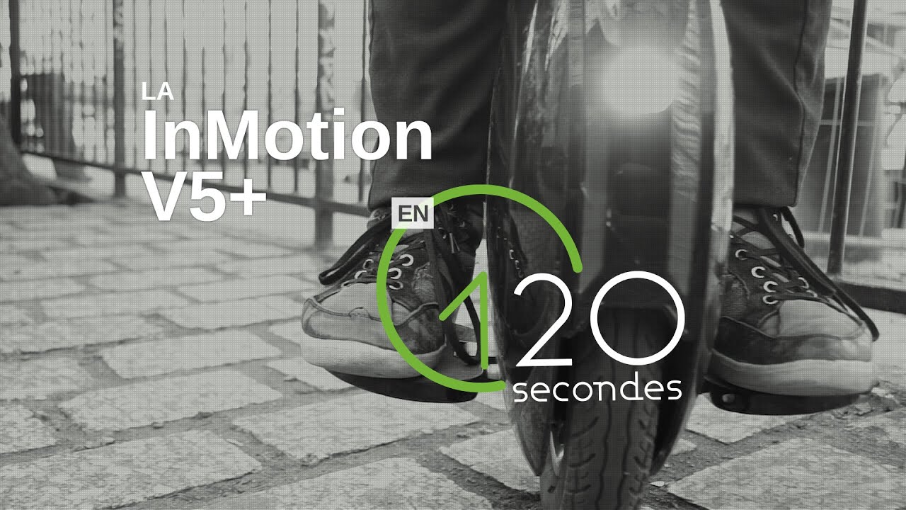 Les Numériques : Test de la monoroue InMotion V5+ en 120s !