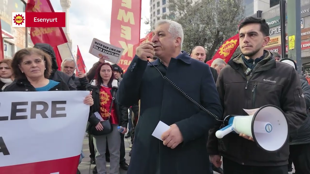 Türkiye’deki ABD ve NATO üslerini kapatın | Esenyurt | Basın Açıklaması