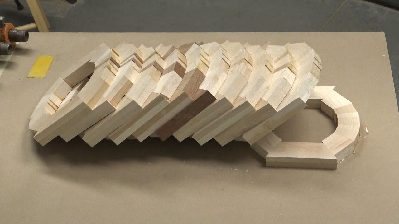 Woodturning Jenga Style Vase