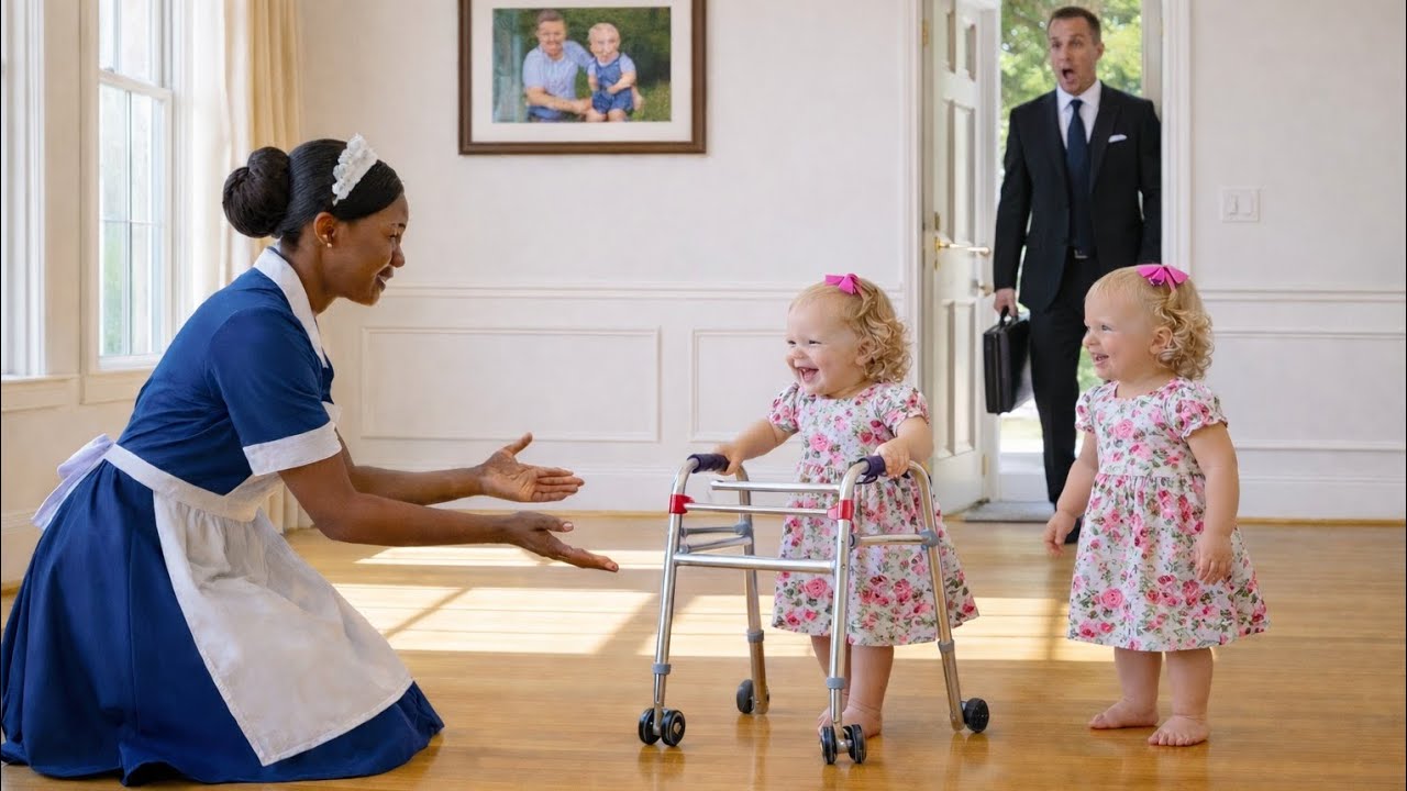 Billionaire Installed Camera To Watch Paralyzed Twin, What he saw the Black maid doing shocked him