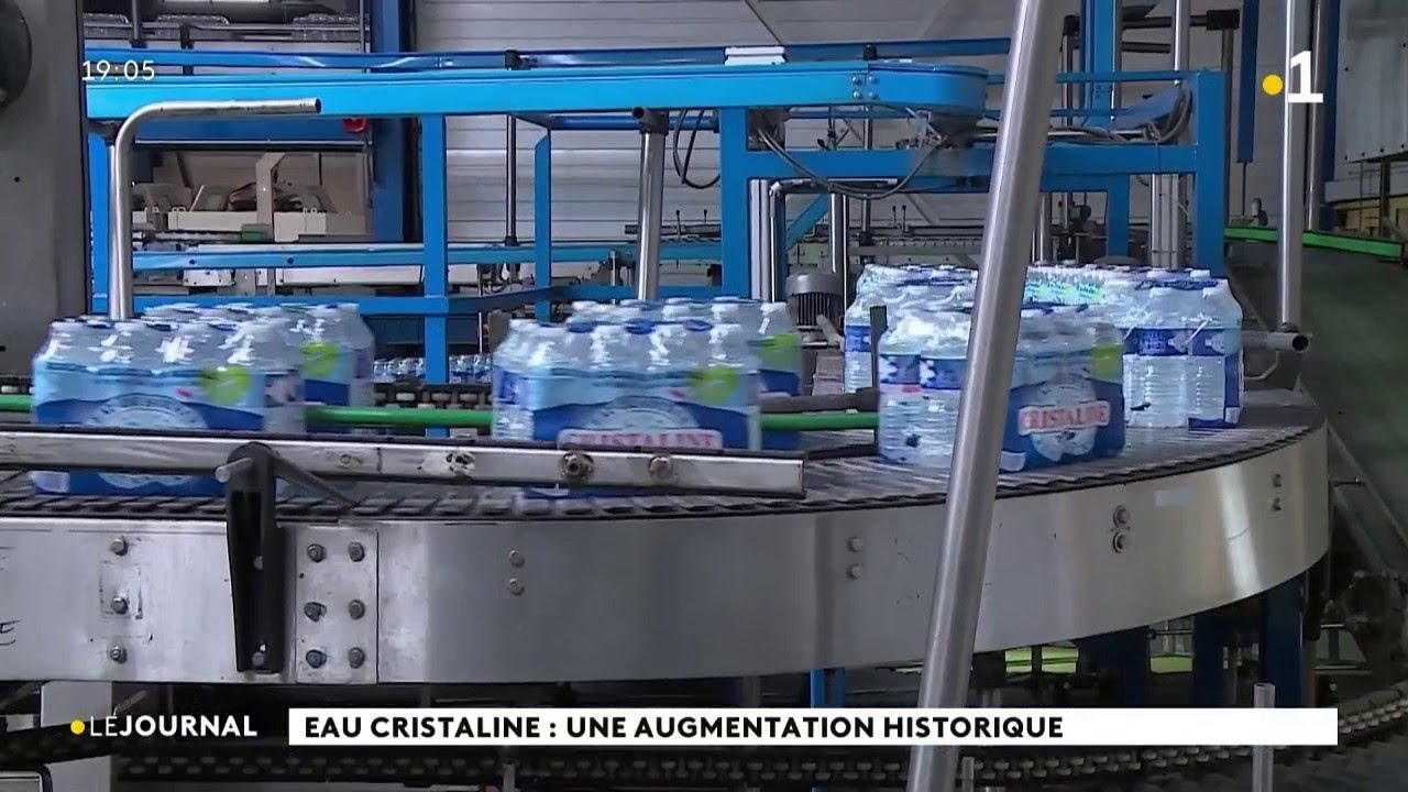 Eau cristaline: une augmentation historique.