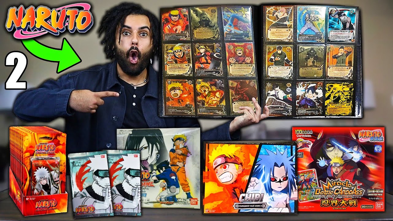 I BOUGHT A ENTIRE NARUTO CCG COLLECTION! and CREATING THE ULITMATE SUPER RARE ONLY GOLD CARD BINDER!
