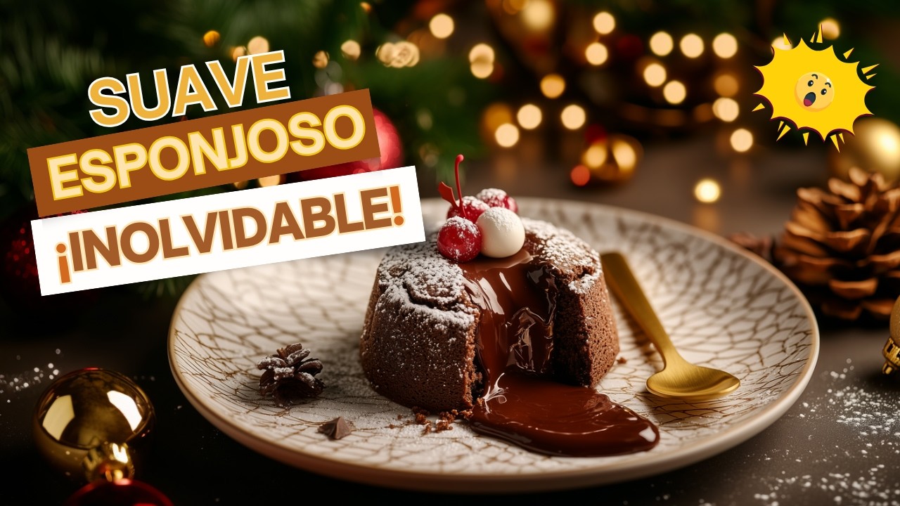 Coulant de Chocolate con leche y Naranja, Suave, Esponjoso, &iexcl;Inolvidable!