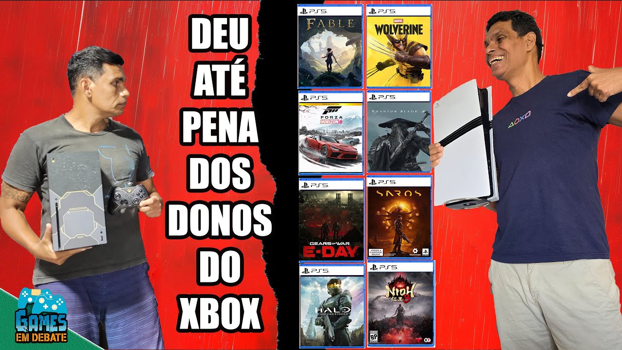 XBOX SEM EXCLUSIVOS - Microsoft torna PLAYSTATION a MELHOR opção para jogos em 2026