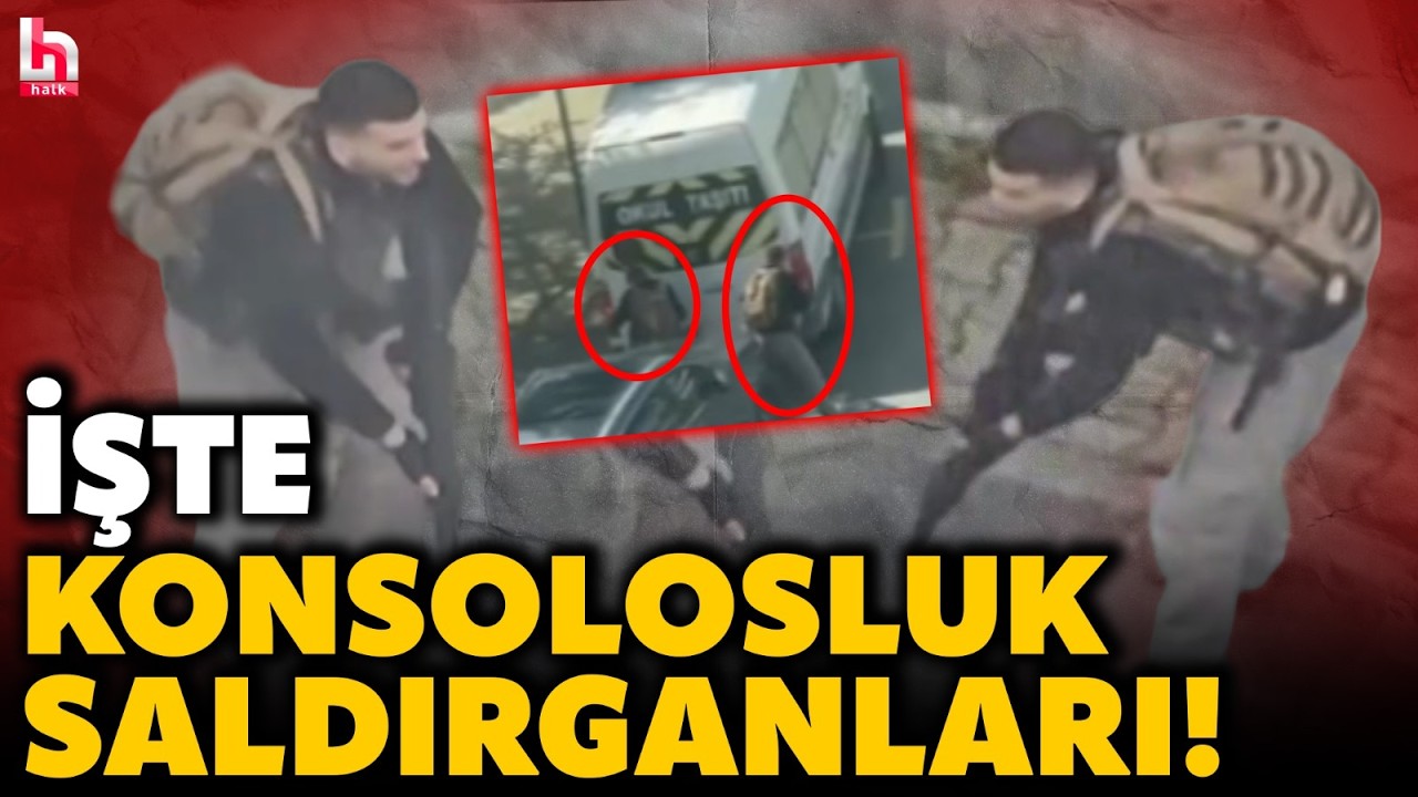 SON DAKİKA! İsrail'in İstanbul Konsolosluğu &ouml;n&uuml;nde saldırı anları! Saldırganlar b&ouml;yle g&ouml;r&uuml;nt&uuml;lendi!