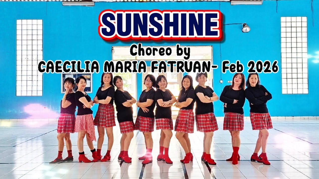 Sunshine//Line Dance//Choreo by Caecilia Maria Fatruan//February 2026