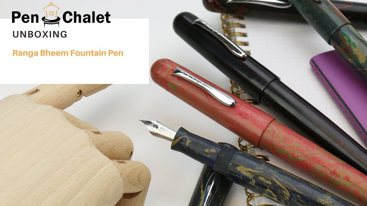 Unboxing the Luxurious Ranga Bheem Fountain Pen